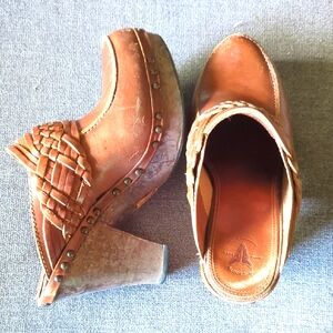 Frye Rustic Wedges with Woven Detail